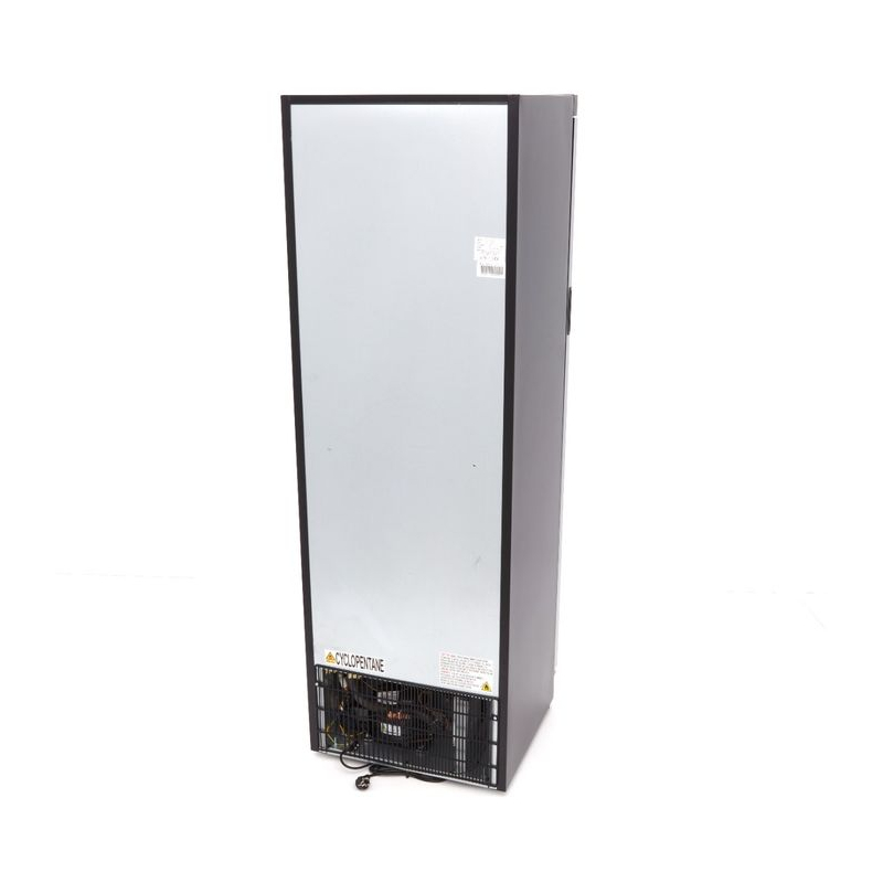 Vrieskist - 400 L - zwart - met glazen deur - Maxima - 09405021