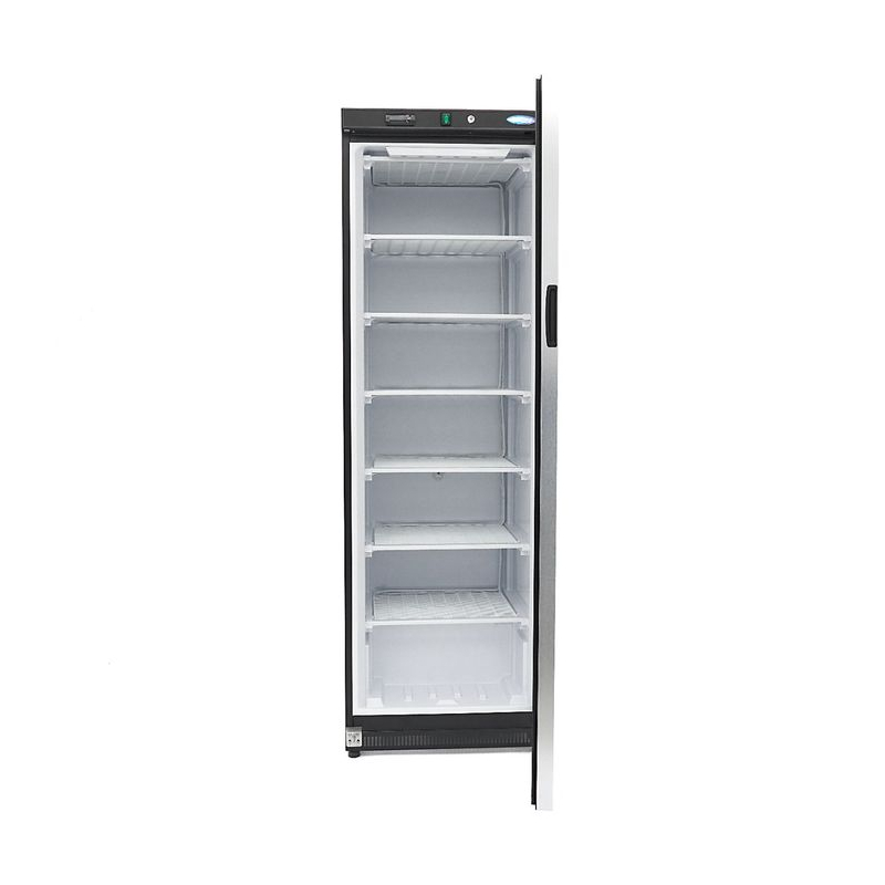 Vrieskist - 400 L - zwart - met glazen deur - Maxima - 09405021