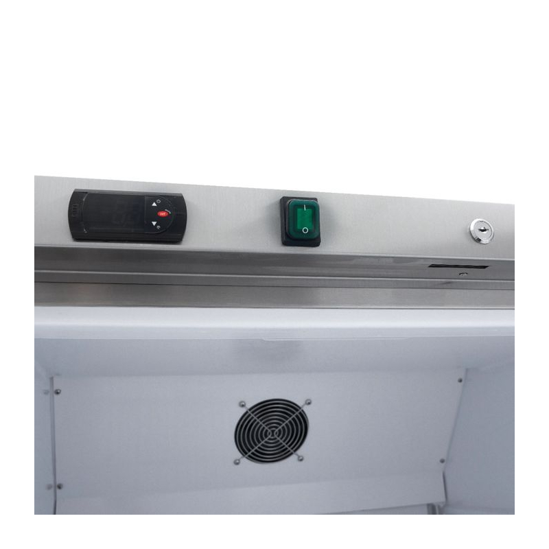 Koelkast - 600 L - 4 regelbare rek - roestvrij staal - Maxima - 09405028