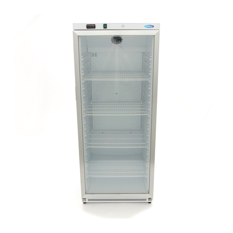 Koelkast - 600 L - wit - met glazen deur - Maxima - 09405030