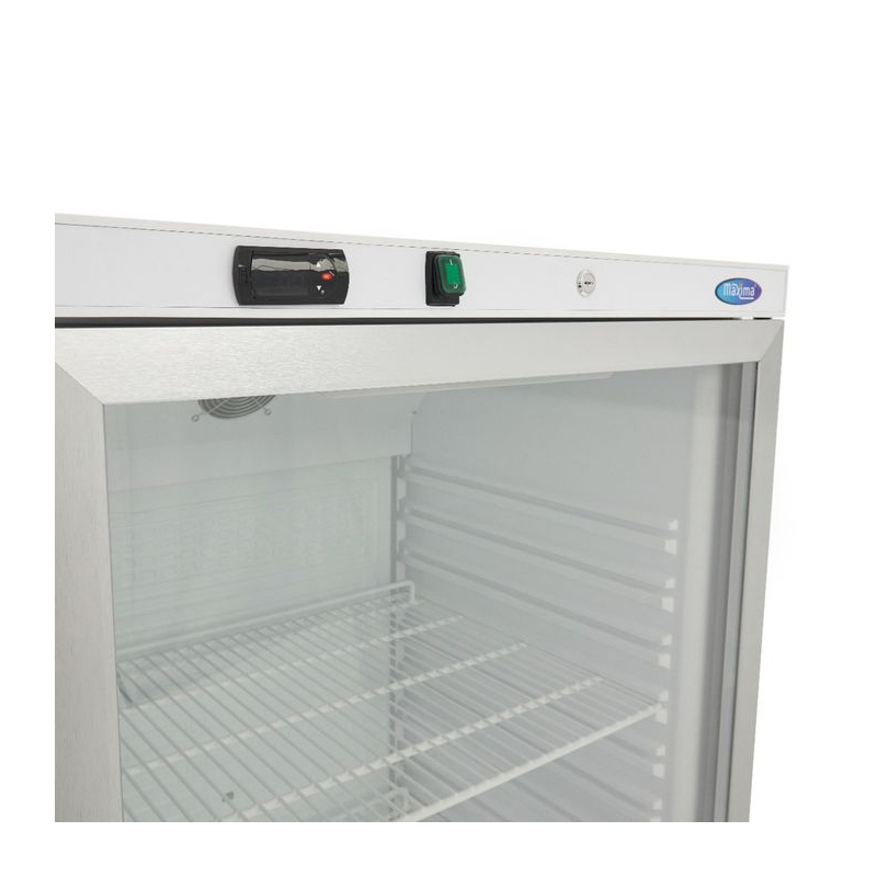 Koelkast - 600 L - wit - met glazen deur - Maxima - 09405030