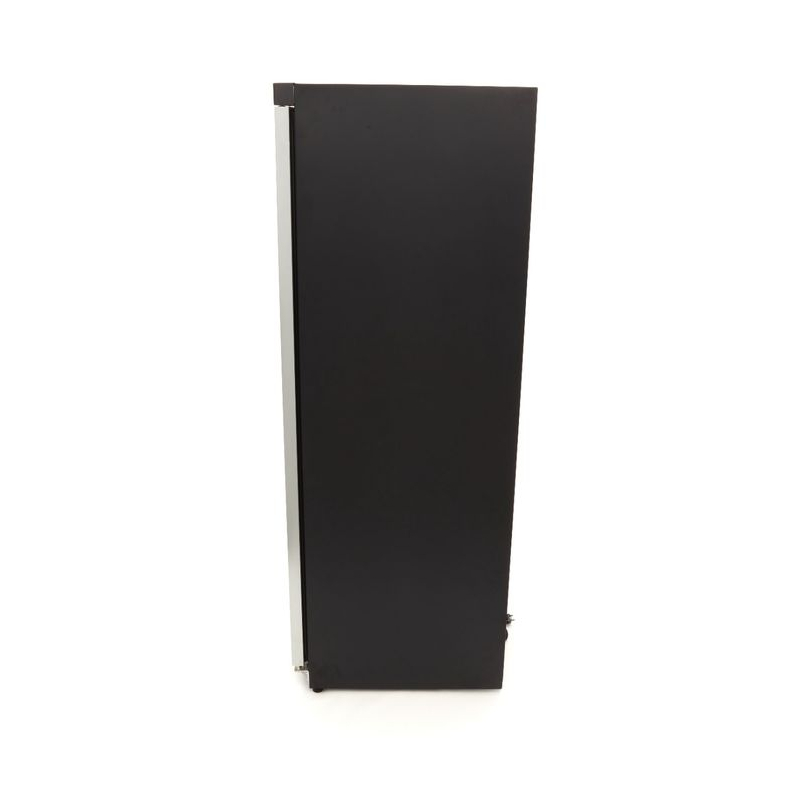 Vrieskast - 600 L - zwart - met glazen deur - Maxima - 09405033