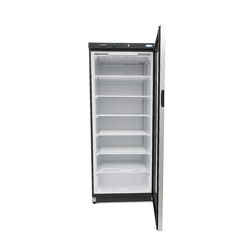 Vrieskast - 600 L - zwart - met glazen deur - Maxima - 09405033