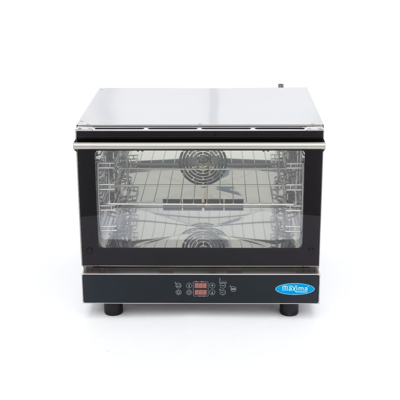 Combisteamer - past 4 gastronormbakken (1/1 GN / 60 x 40 cm) - digitaal display - 400V - Maxima - 08500203