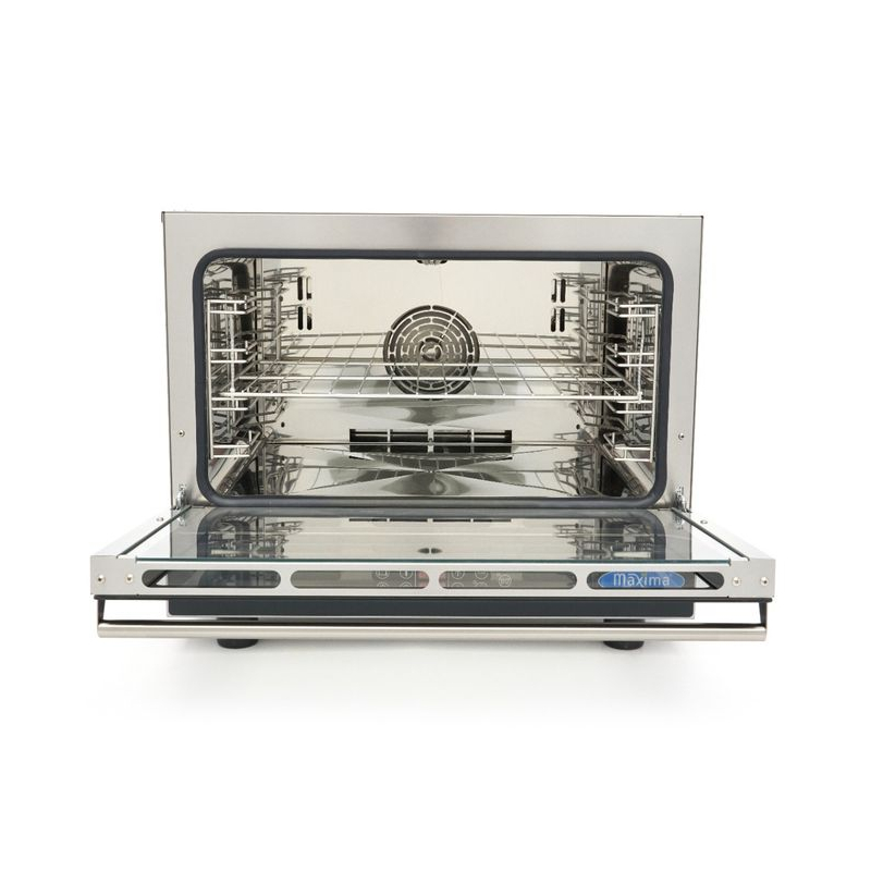 Combisteamer - past 4 gastronormbakken (1/1 GN / 60 x 40 cm) - digitaal display - 400V - Maxima - 08500203