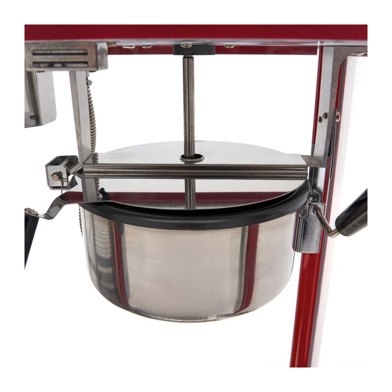 Machine &agrave; pop-corn - 150gr - avec vitrine chauffante - Maxima - 09506006