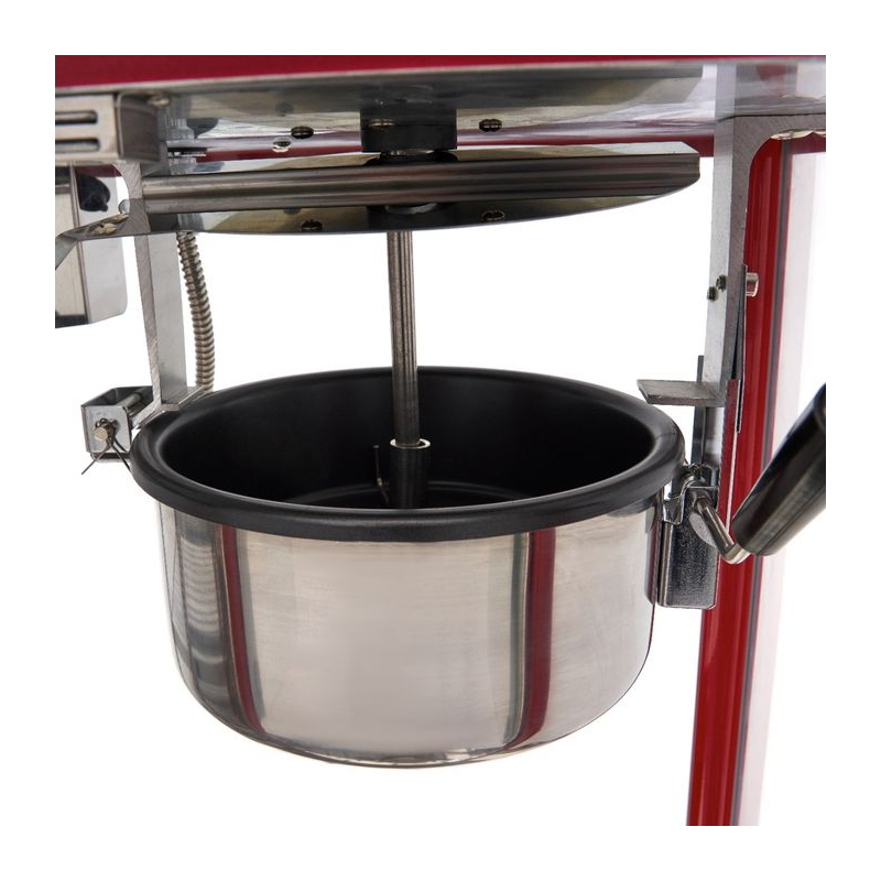 Machine &agrave; pop-corn - 150gr - avec vitrine chauffante - Maxima - 09506006