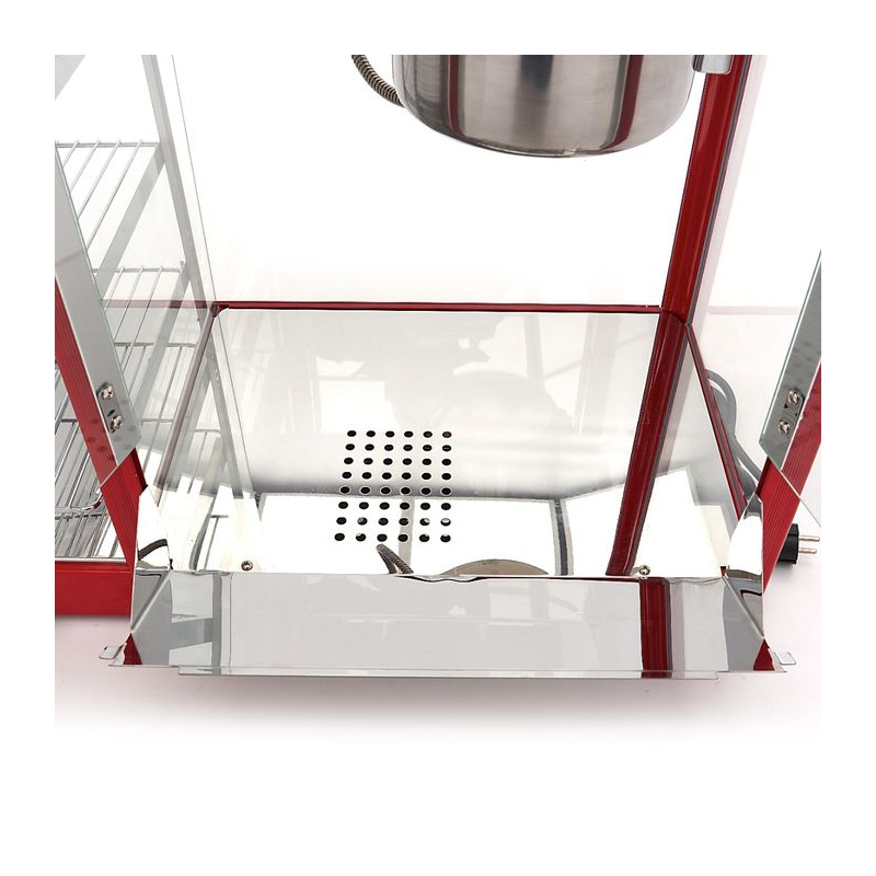 Machine &agrave; pop-corn - 150gr - avec vitrine chauffante - Maxima - 09506006