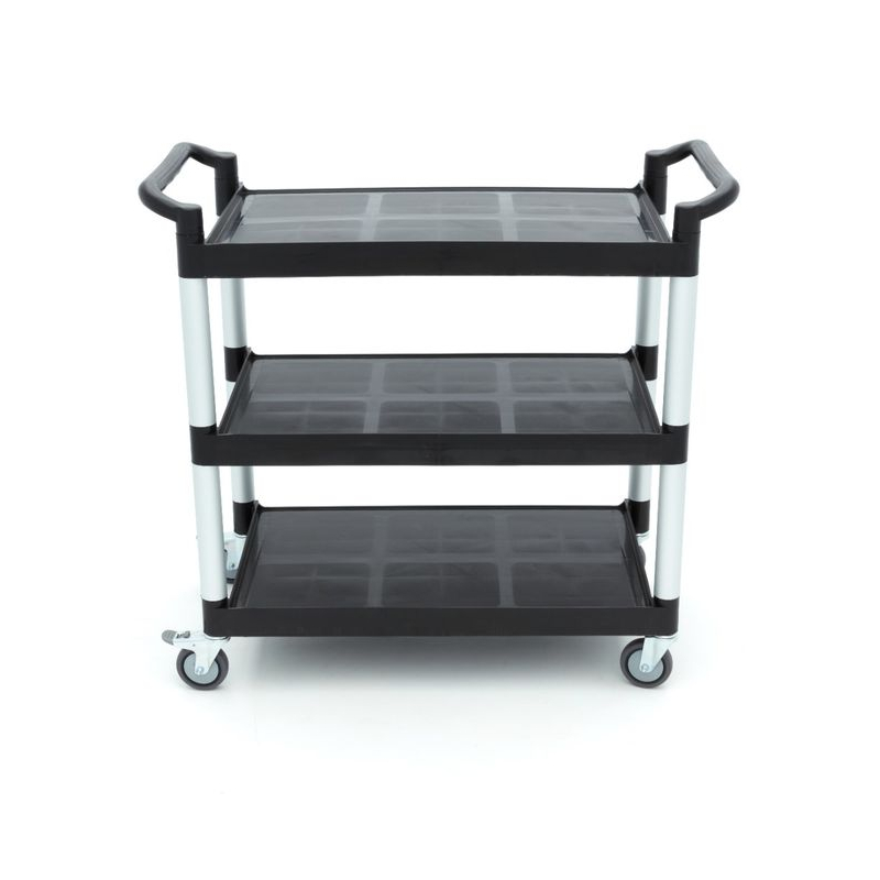 Chariot de service - 3 &eacute;tag&egrave;res en plastique - 103 x 50,5 cm - Maxima - 09507002