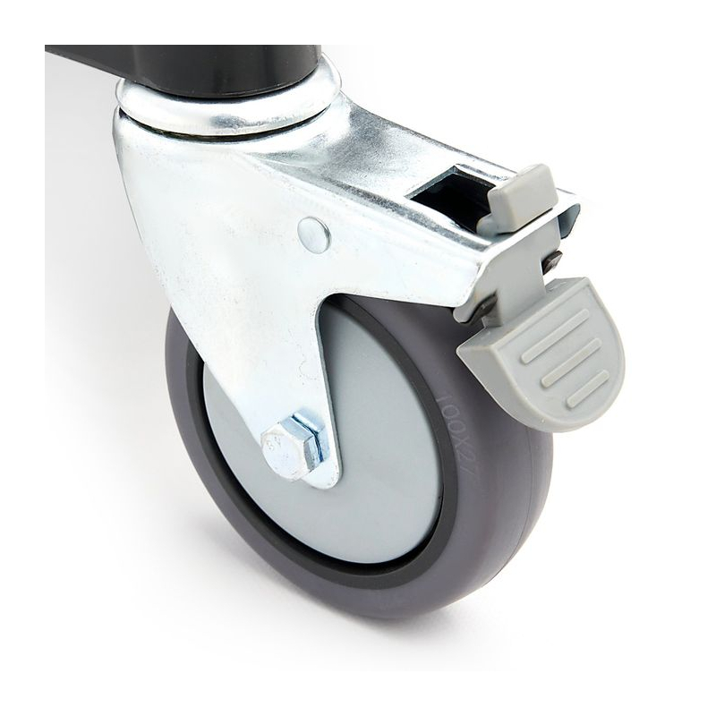 Chariot de service - 3 &eacute;tag&egrave;res en plastique - 103 x 50,5 cm - Maxima - 09507002