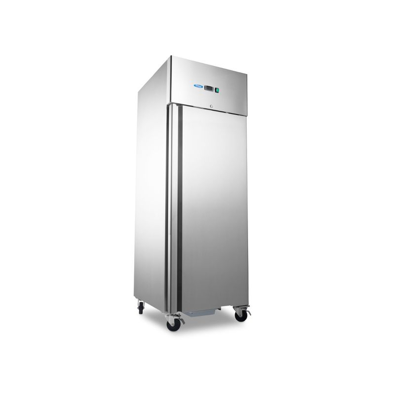 R&eacute;frig&eacute;rateur &agrave; poisson - 600 L - 7 conteneurs (60 x 40 cm) - sur roulettes - acier inoxydable - Maxima - 09400002