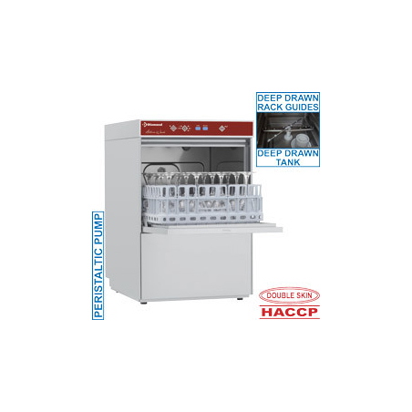Vierkante glazenwasserkorf 400x400 mm - D281/6 - Diamant