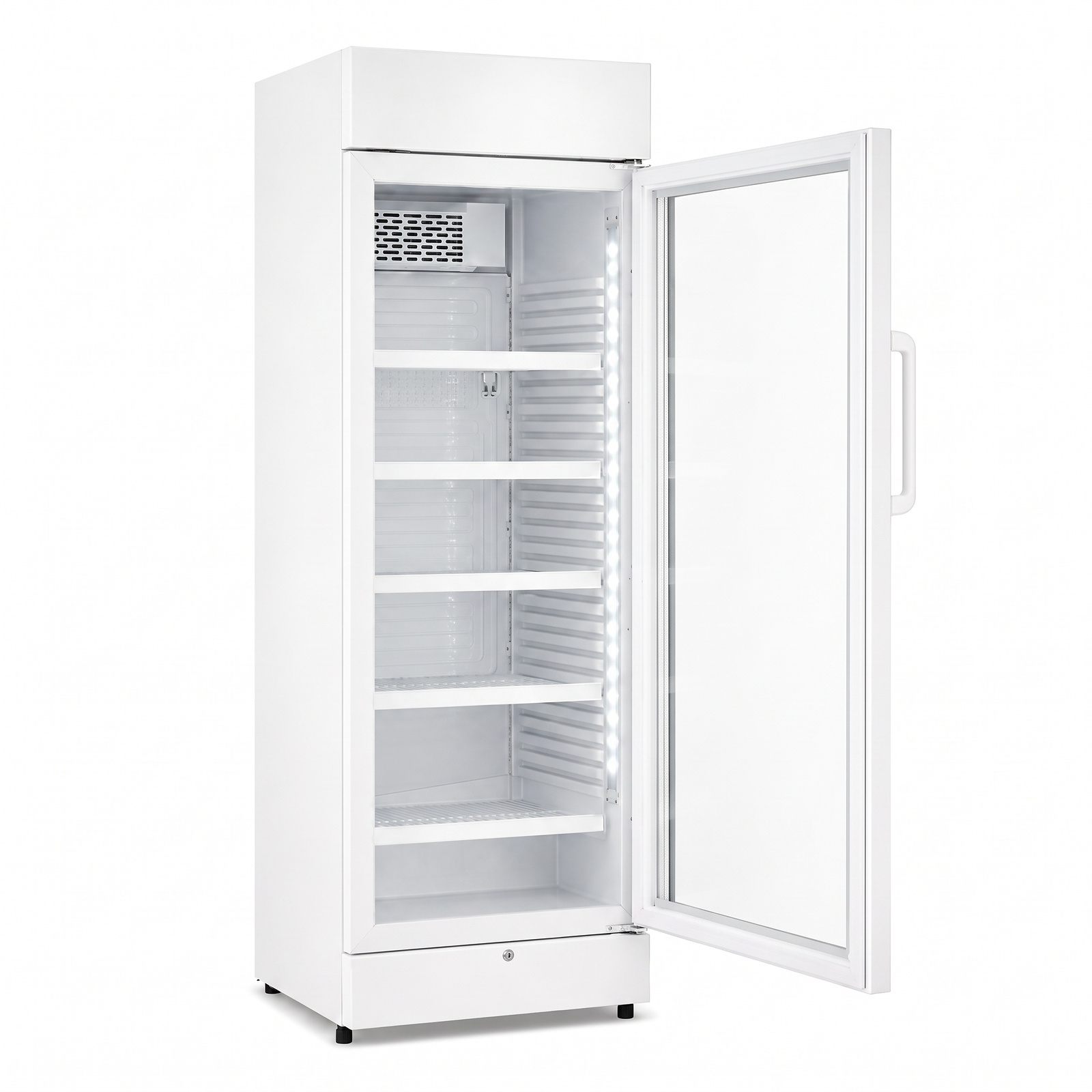 SC-380DTOPW - porte ouverte et cinq grilles