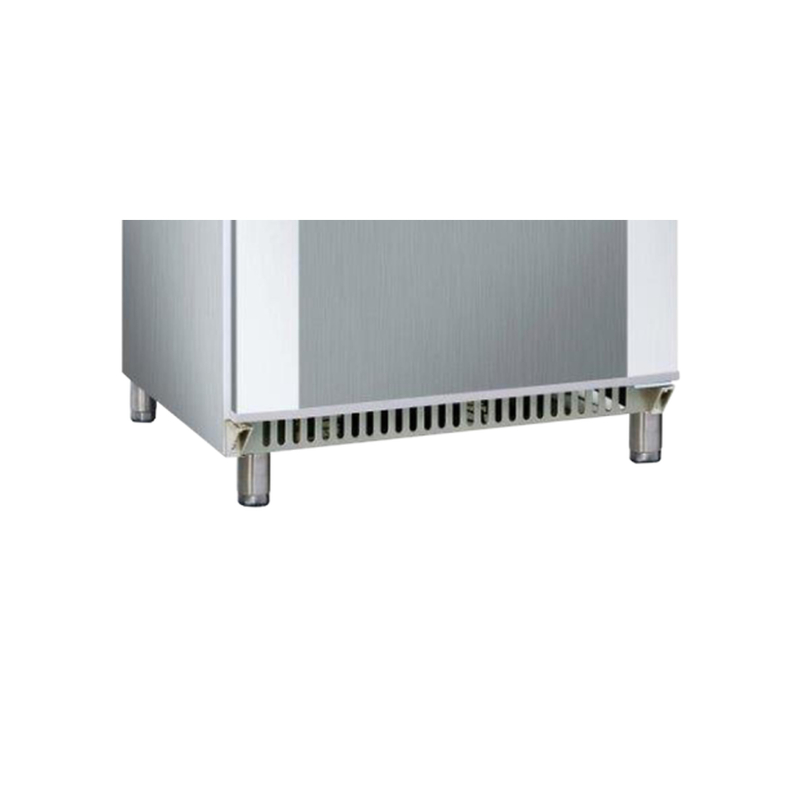 D&eacute;tail de la ventilation et des pieds de l&rsquo;armoire n&eacute;gative CHEF600-EU