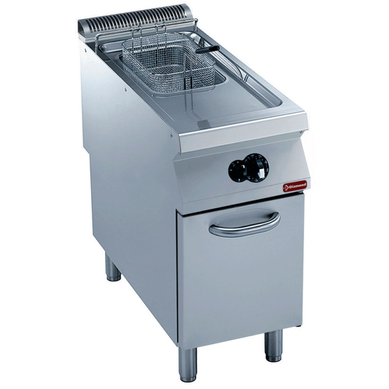 Gasfriteuse 1 kuip "Y" 15 liter, externe branders, op kast - Diamond G22/F15A4-N