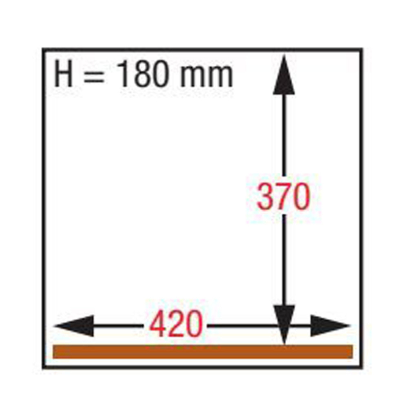 Machine sous-vide, chambre 420x370xh135 mm - 16 m3/h - Diamond - GA-104/S