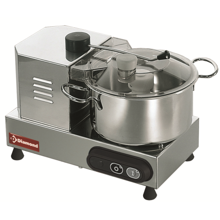 Roestvrijstalen cutter, 4 liter - CSP/4 - Diamant