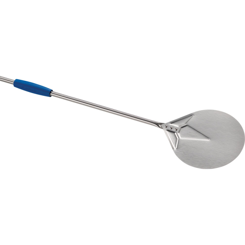 Kleine ronde pizzaschil in rvs &Oslash; 200 mm - Diamond - I-20