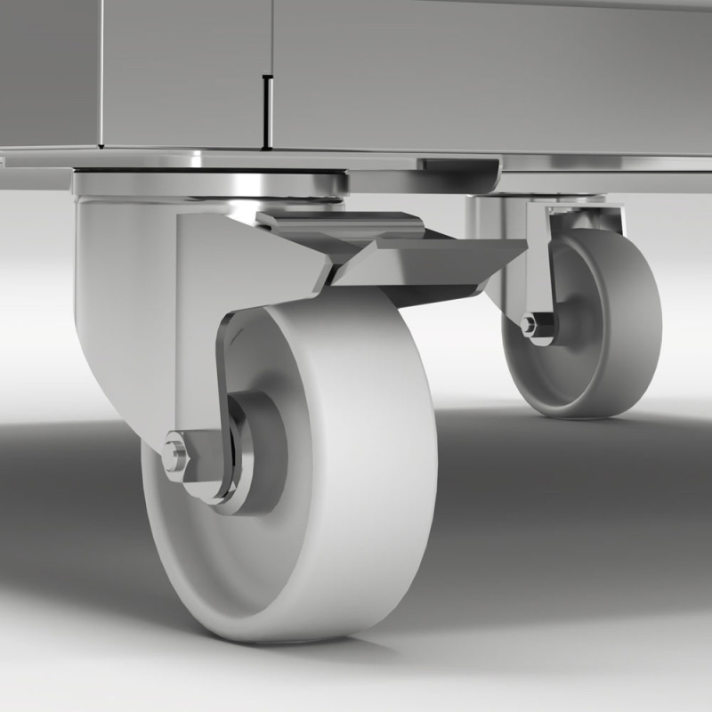 Diepvriezer 700 L met glazen deur GN 2/1 op wielen - Diamond - IE70/R9G