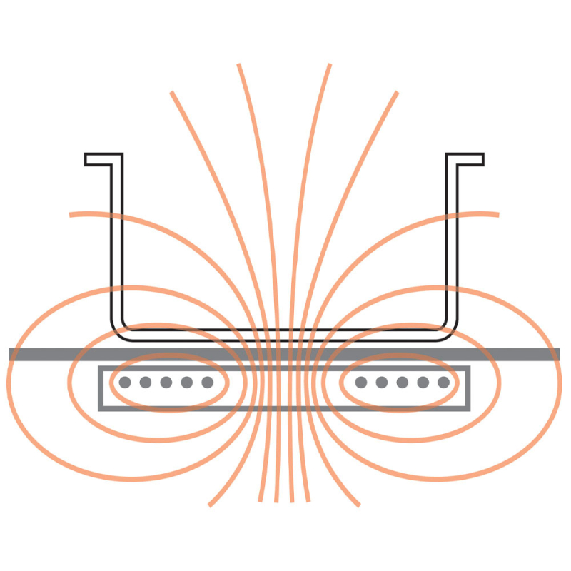 Inductie kookplaat 2500 watt, sensitieve toetsen - Diamond - IND-25/DH
