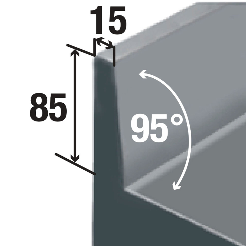Plonge 2 cuves 400x500x275 &eacute;gouttoir gauche sur armoire 2 portes coulissantes et espace lave vaisselle - Diamond - L1621VS-AS