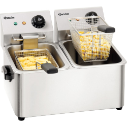 SNACK II" dubbele friteuse - Bartscher