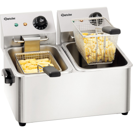 SNACK II" dubbele friteuse - Bartscher