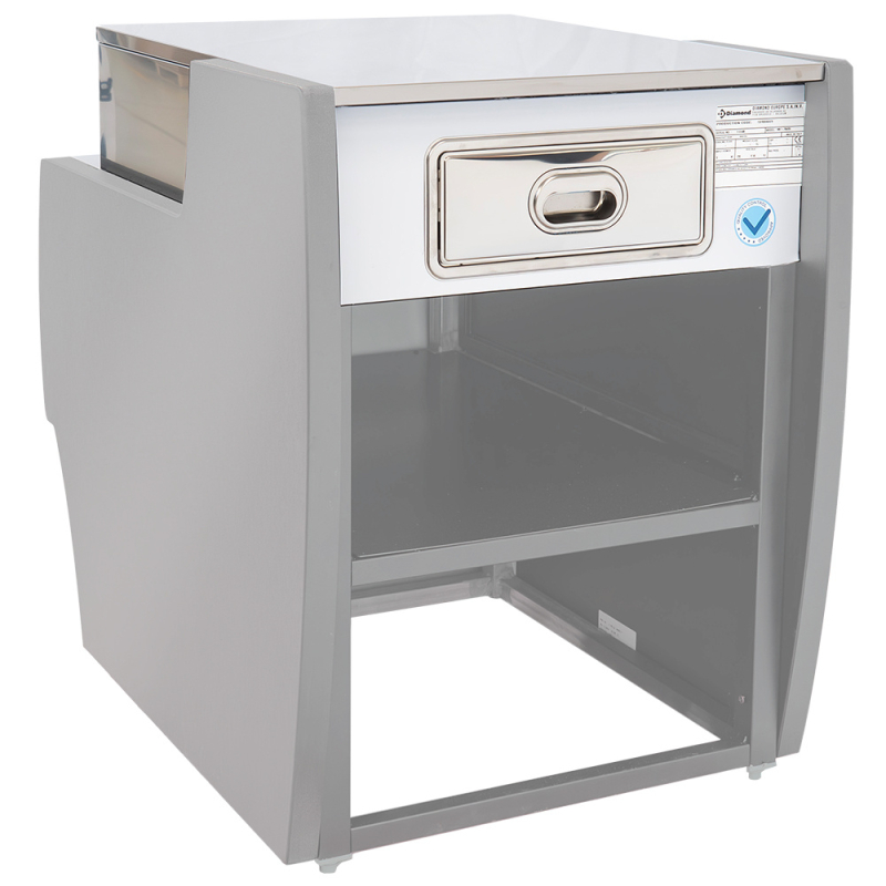 Caissaelement 1000 mm - GRIJS/WIT - Diamond - MAT-1000/E8