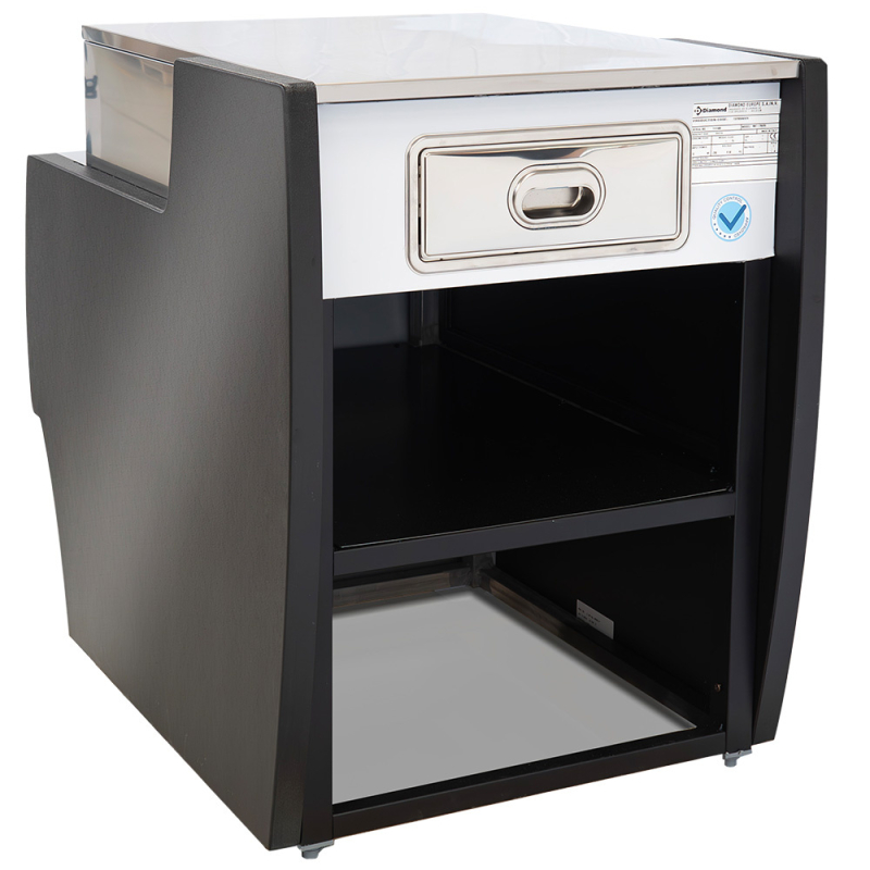 Kasselement 700 mm - ZWART - Diamond - MAT-700/B5