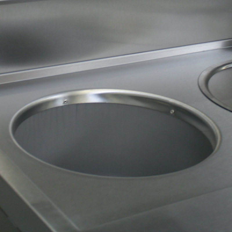 Friteuse gaz HEAVY DUTY, 2 cuves rondes, m&eacute;canique - Diamond - MIKA/2-MC