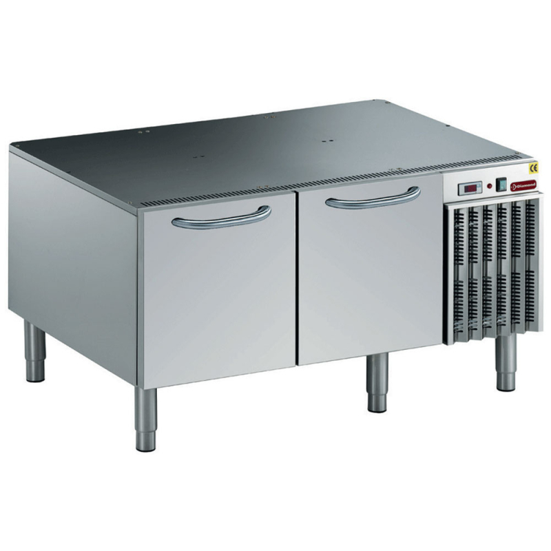 Soubassement r&eacute;frig&eacute;r&eacute; &agrave; 2 tiroirs - Diamond - N22/BR2T12-R2