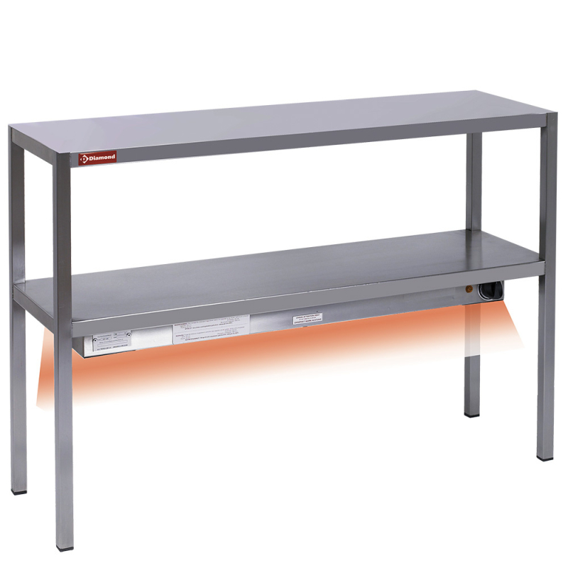 Verwarmd "chef" schap - 2 niveaus - Diamond RC102
