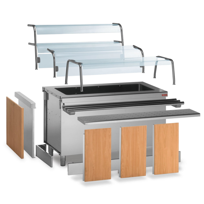 Plinthe frontale en inox - Diamond - S80/PF158