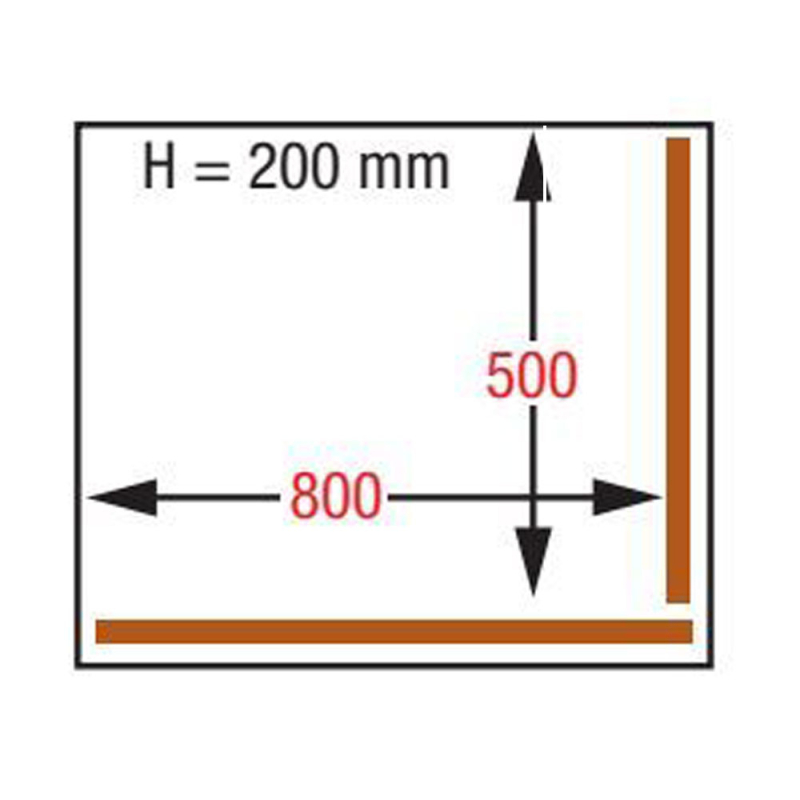 Vacu&uuml;mmachine, rvs bak 800x500xh200 mm. -100 m3/h LCD-scherm - Diamond - SC-124T/IVP