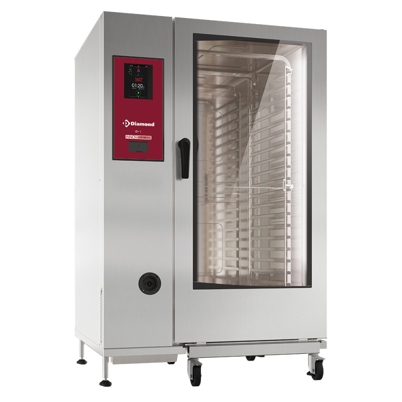 Combinatie stoomoven elektrisch "TOUCH" directe stoom/convectie 22xGN2/1+ Cleaning - Diamond - SDET/XC-22-230V/3-