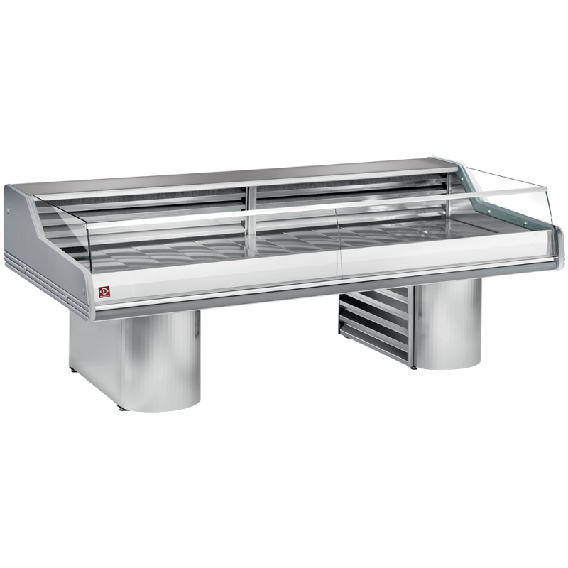 Gekoelde toonbankvitrines met glas "Self-Service", op voetjes - Diamond - SG20BS/A1-R2
