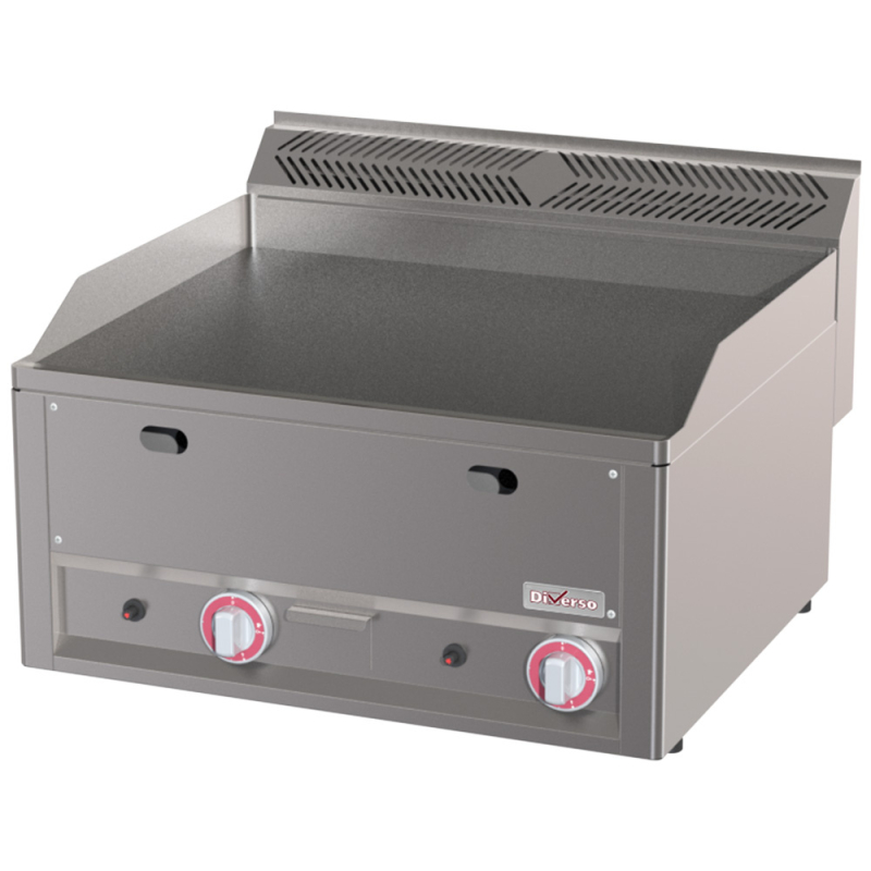 Dubbele gaskookplaat, glad -Top- - Diverso - WR-GPLD-04