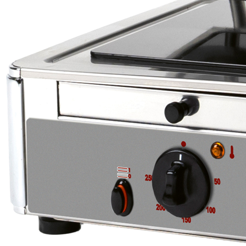 DUBBELE panini-grill, glaskeramisch - Diverso - WR-LGVE-62