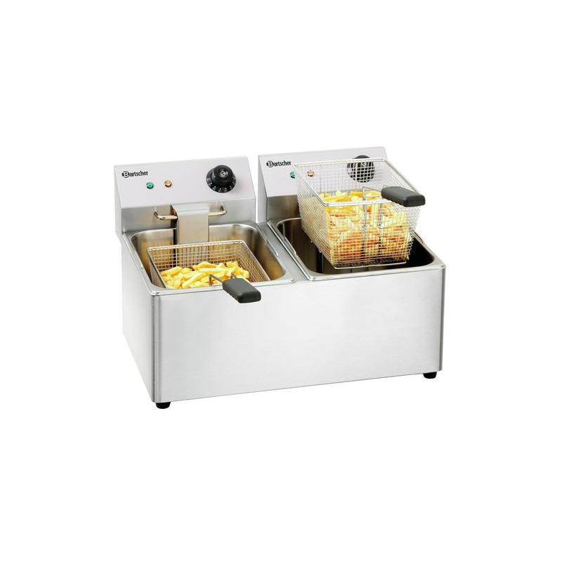 SNACK IV" dubbele friteuse - Bartscher - A162812E