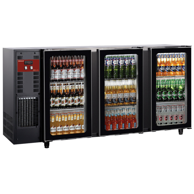 Refroidisseur de bouteilles 3 portes vitr&eacute;es, 579 litres - Diamond - TAVT/3G-R2