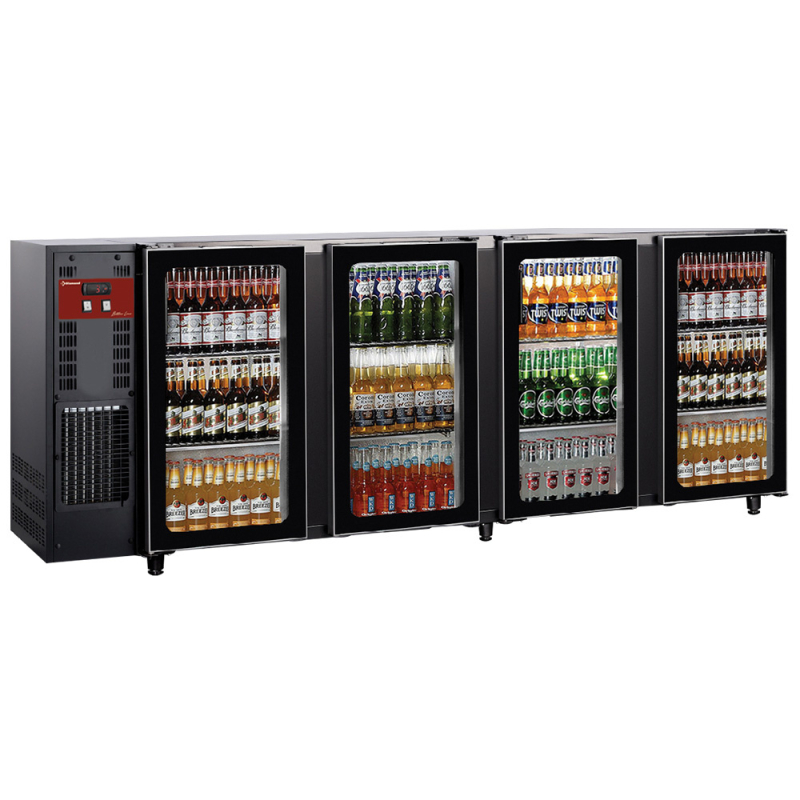 Refroidisseur de bouteilles 4 portes vitr&eacute;es,783 Lt. - Diamond - TAVT/4G-R2