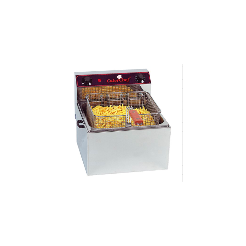 Professionele roestvrijstalen friteuse 10L - CaterChef - EMGA 680010