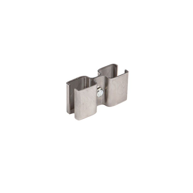 Support mural - double connecteur pour profil&eacute; en acier inoxydable - Linum - LCB-9101-000