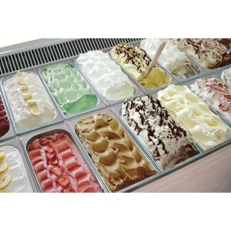Bac &agrave; glace inox - 360x165x80mm - Linum - VGR-3608-000
