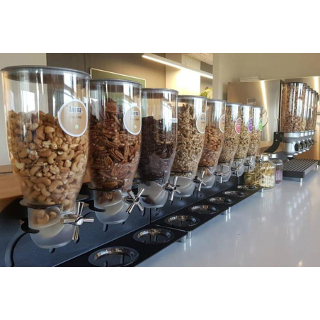 Distributeur cereales - 3x 3,5l - autonome - Linum - LFD-1301-020