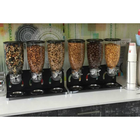 Distributeur cereales - 3x 3,5l - autonome - Linum - LFD-1301-020