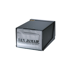 Distr. serviettes comptoir - pli entier - noir + face transparente - Linum - SDP-4002-000