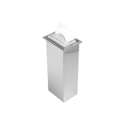 Distributeur de serviettes &agrave; encastrer - tube inox - facade transp. - interfold - Linum - SDP-2002-841