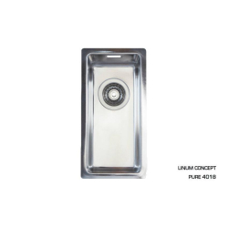 Cuve 180x400x140mm - R15 - polie - trou 115/88 - accessoires incl. - Linum - RMR-0418-846