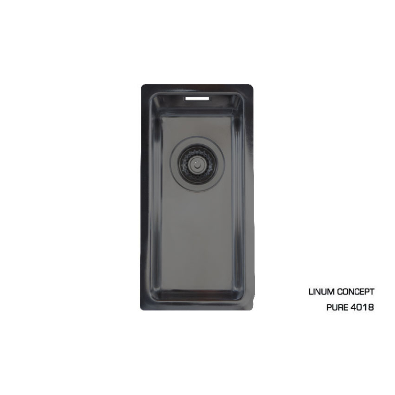 Cuve 180x400x140mm - R15 - polie - trou 115/88 - accessoires incl. - Linum - RMR-0418-846